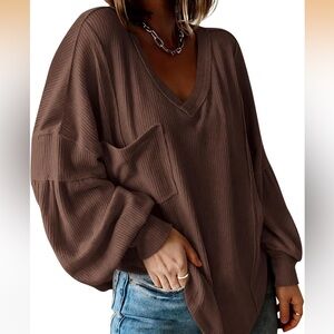 Brown Women's Top